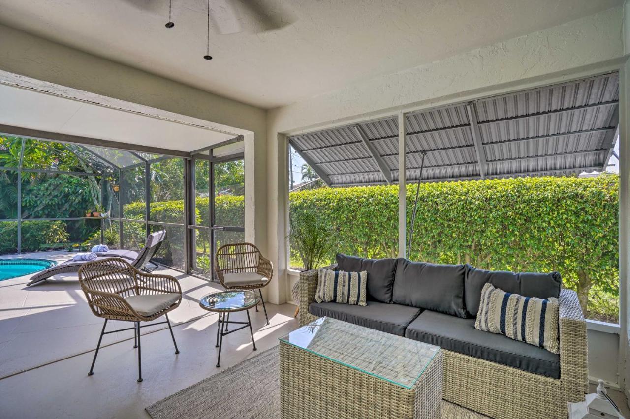 Naples Oasis With Screened Pool, Bike To Beach! Exterior photo
