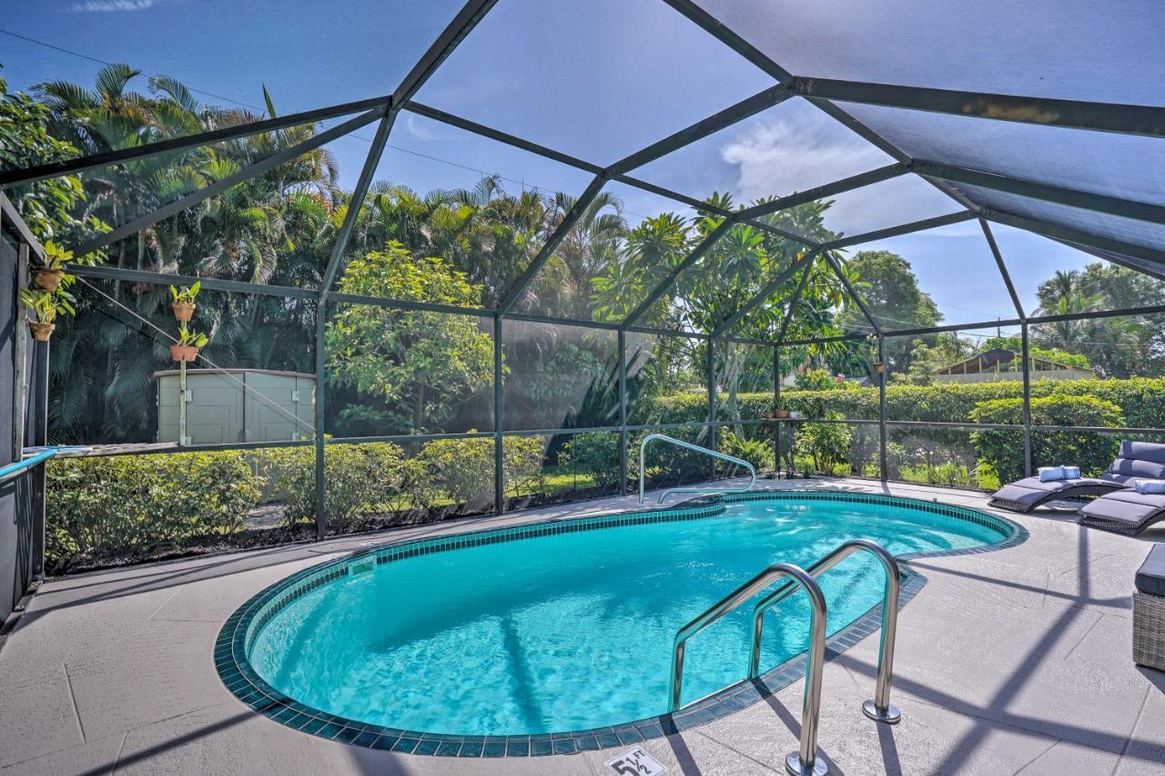 Naples Oasis With Screened Pool, Bike To Beach! Exterior photo